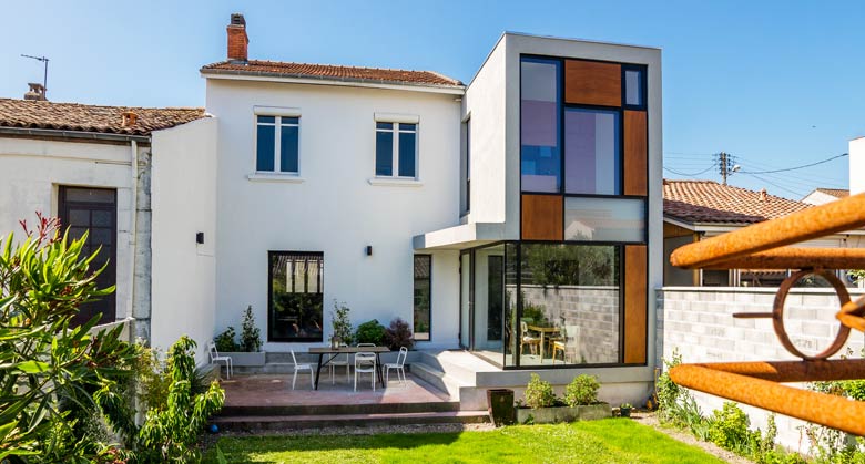 Extension d'une maison de ville à Lille réalisée par un architecte