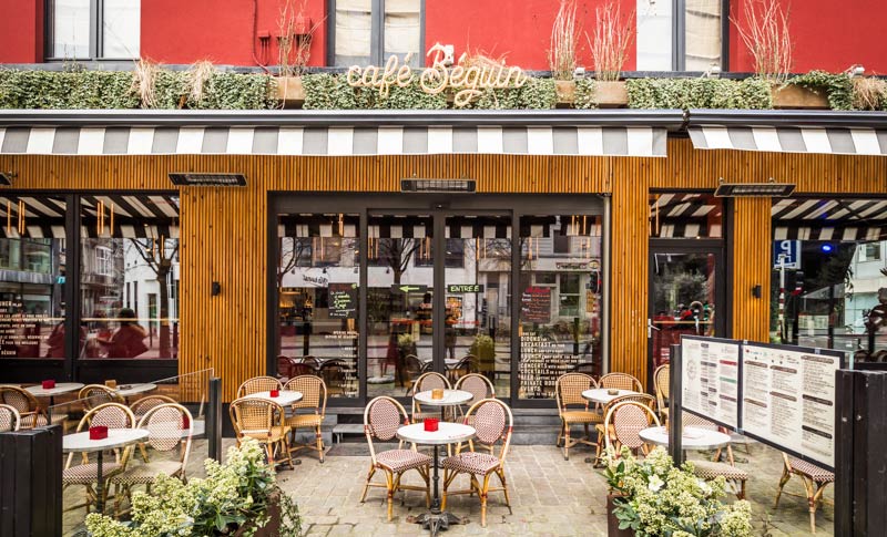 Rénovation d'un café par un architecte spécialiste de l'architecture commerciale à Lille
