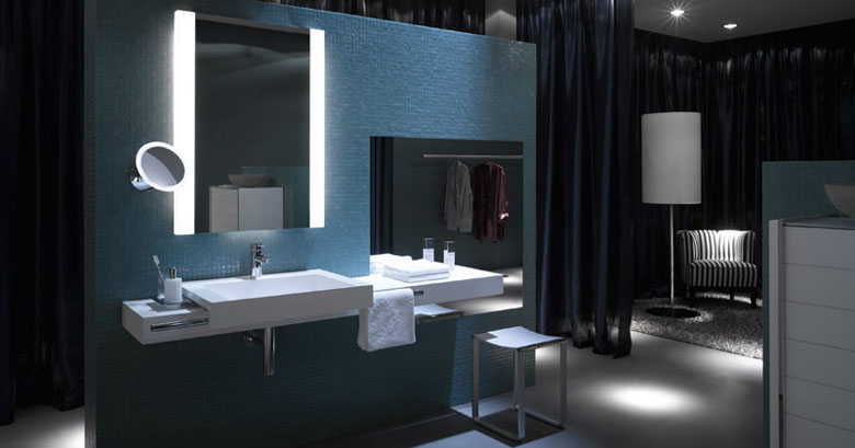 Projet de salle de bain adapté aux personnes à mobilité réduite PMR réalisée par un architecte d'intérieur handicap et PMR à Lille