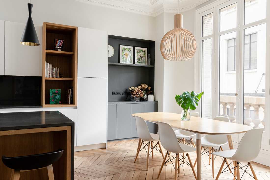 Furnishing of an apartment purchased off-plan by an interior designer in Lille