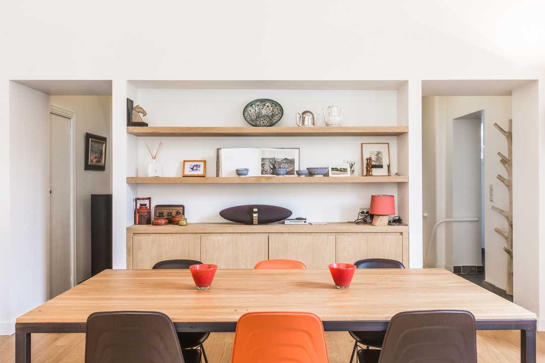 Salle à manger aménagée par un architecte d'intérieur à Lille