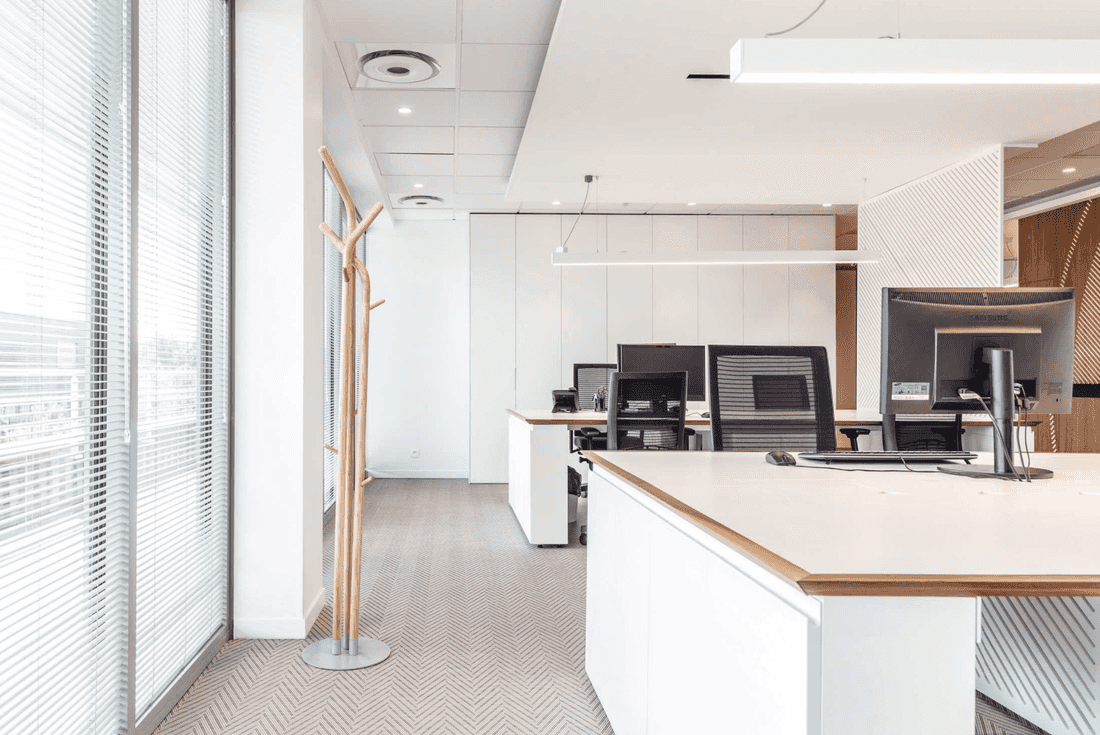 Aménagement interieur des bureaux d'une entreprise par un architecte d'intérieur à Lille