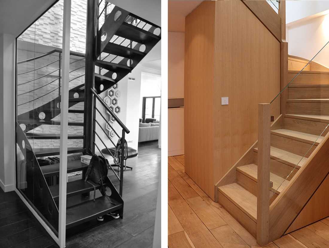 Remplacement d'un escalier interieur par un architecte à Lille