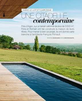 Article sur la réalisation d'une maison de rêve tiré du magazine Art et Décoration