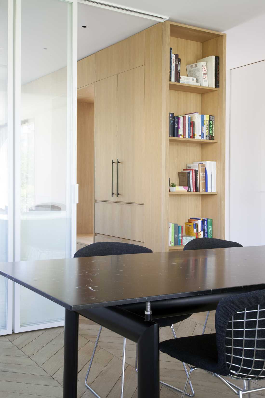 Salle à manger rénovée par un architecte d'intérieur à Lille