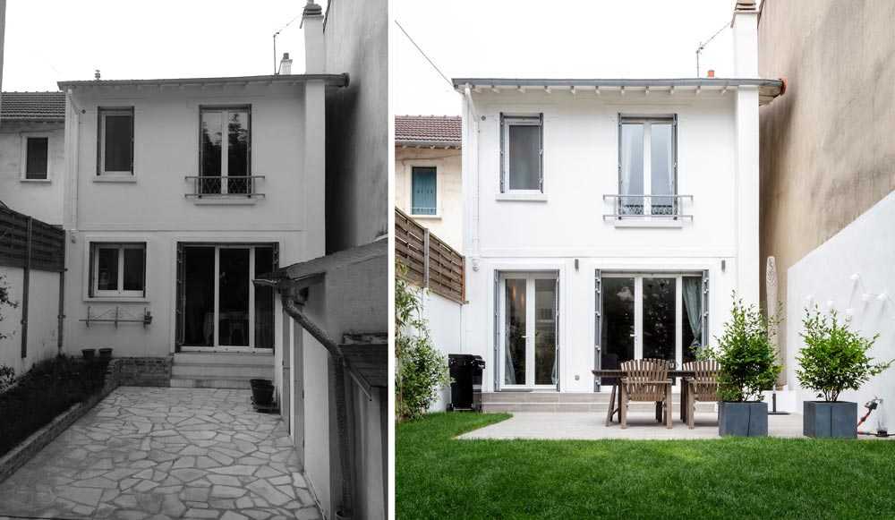 Rénovation de la facade d'une maison de ville à Lille