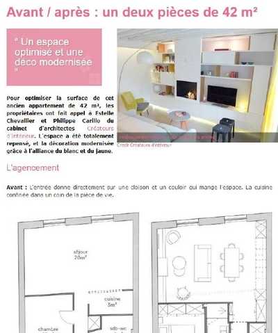 Article sur la rénovation d'un appartement 2 pièces à Paris