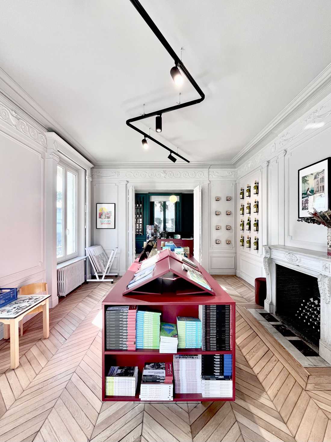 Interior designer redesigns a museum shop in Lille