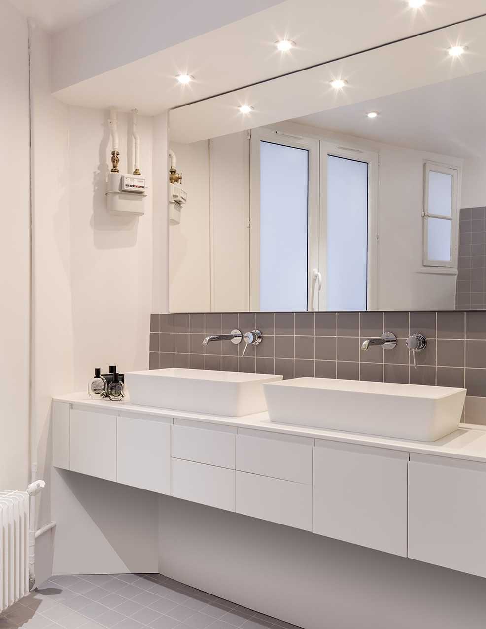 Salle de bain renovée par un architecte d'interieur à Lille