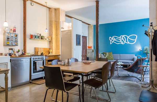 Relooking d'un appartement - loft en rez-de-chaussée par un décorateur d'intérieur à Lille