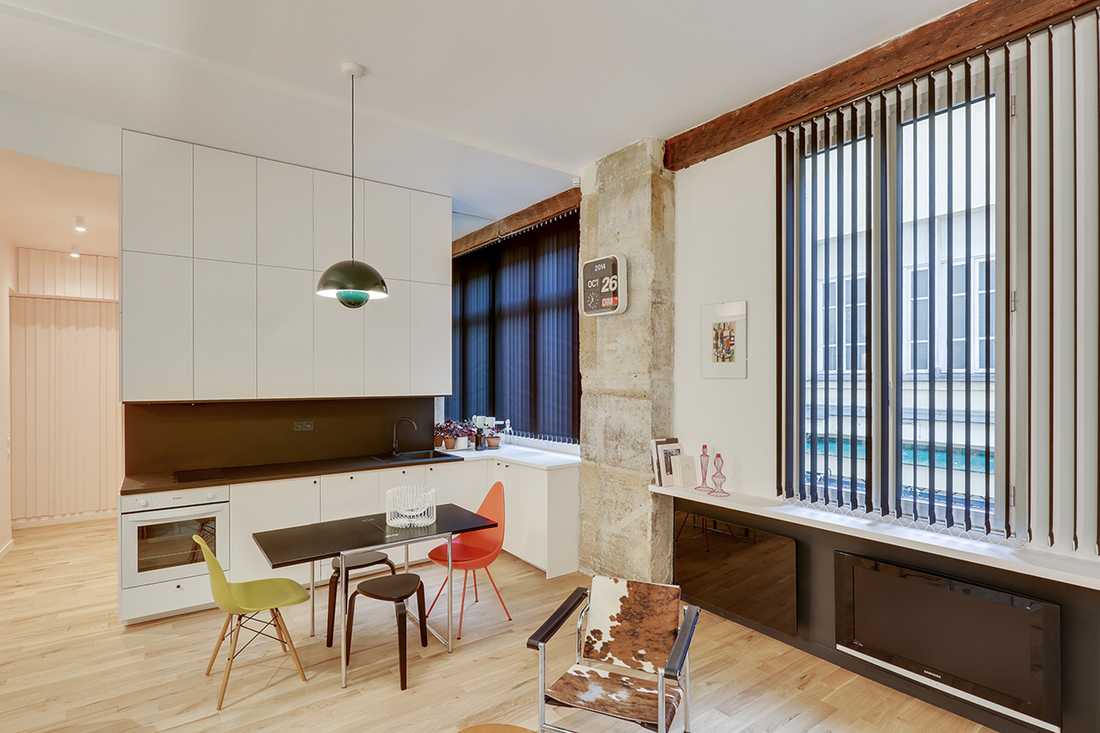 cuisine-ouverte-amenage-architecte-interieur à Lille