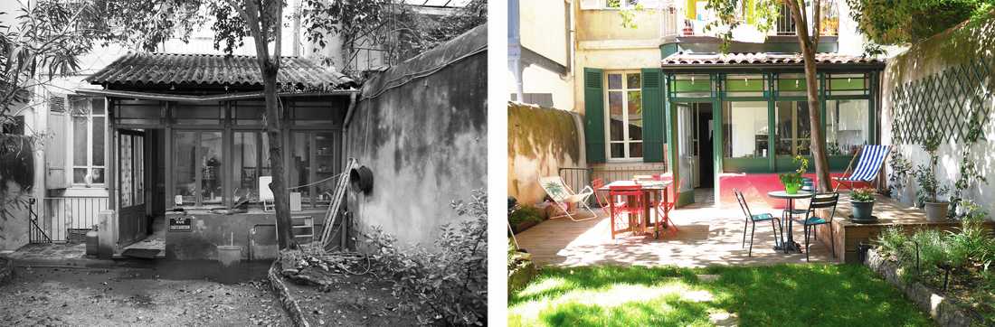 Rénovation du jardin d'une maison à Lille