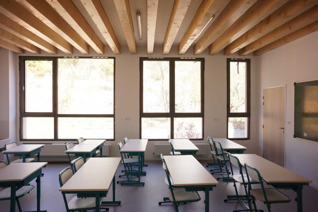 Salle de classe aménagée par un architecte à Lille