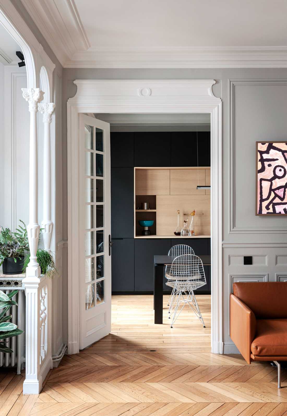 Interior designer transforms dilapidated apartment in Lille