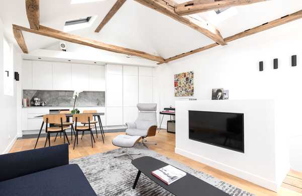 Modernisation d’un appartement duplex sous les combles par un architecte à Lille