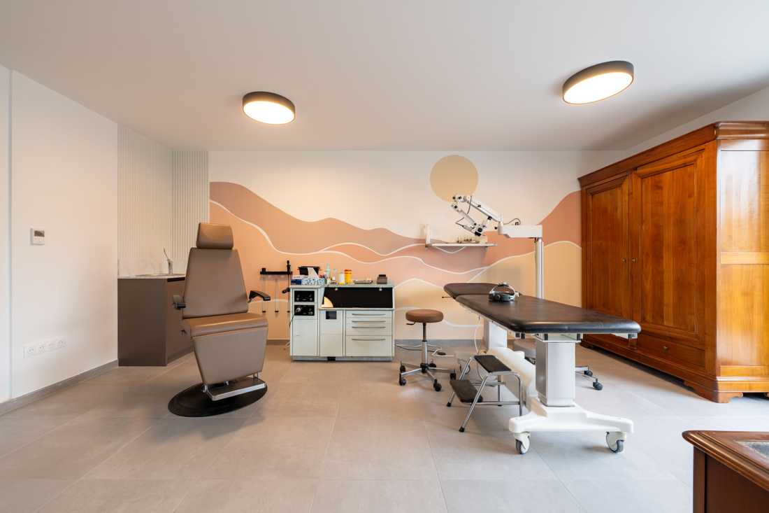 Cabinet de consultation médical aménagé par un architecte d'intérieur à Villeneuve d'Ascq