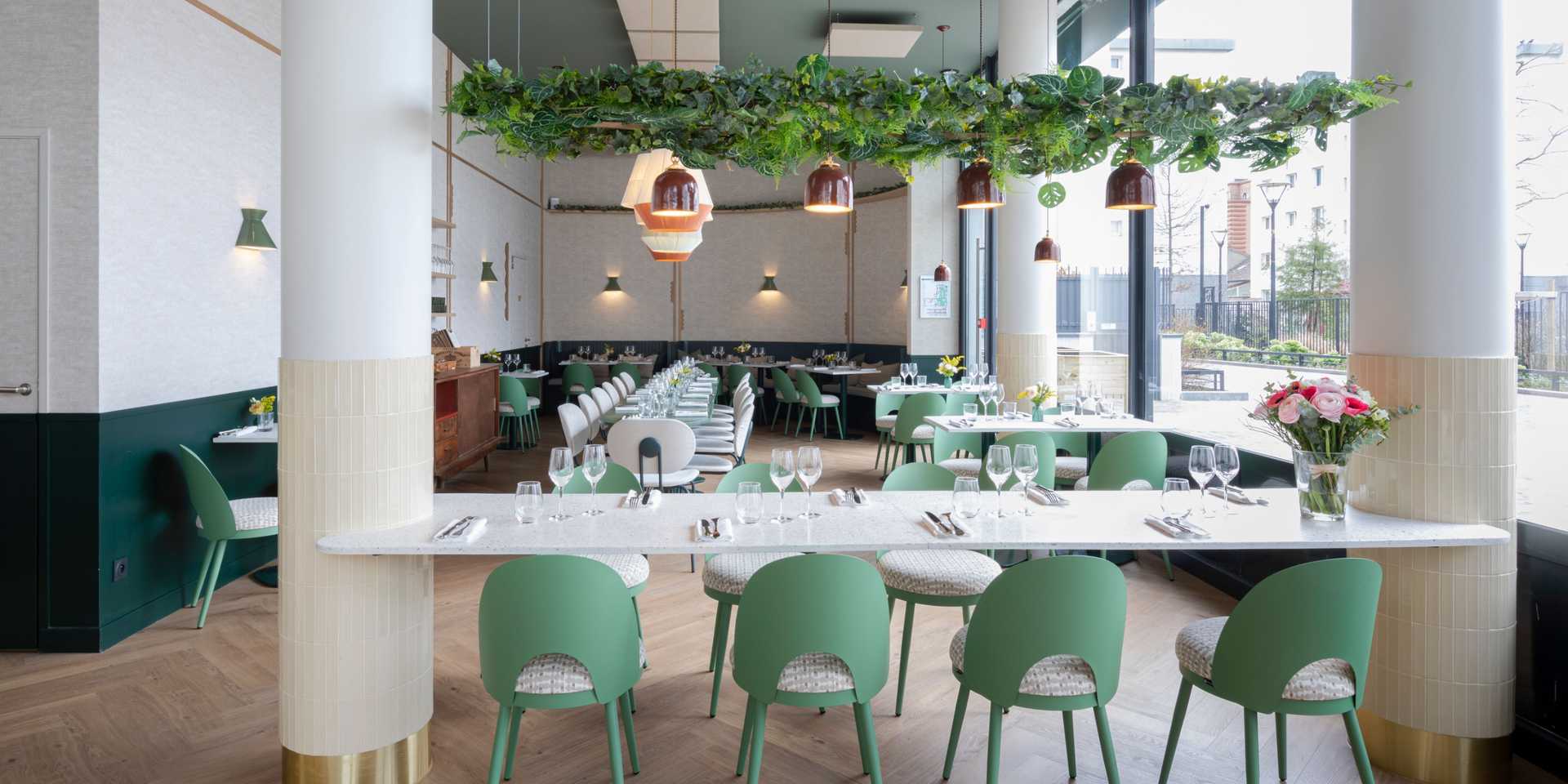 Restaurant aménagé par un architecte spécialiste de l'architecture commerciale à Lille