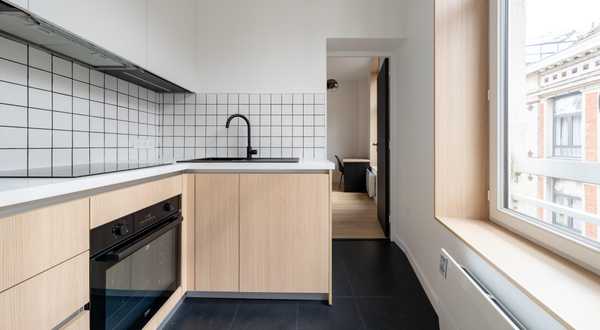 Interior design of a 39 m² apartment